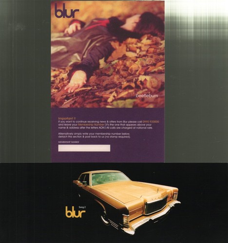 Blur song beetlebum card - song,