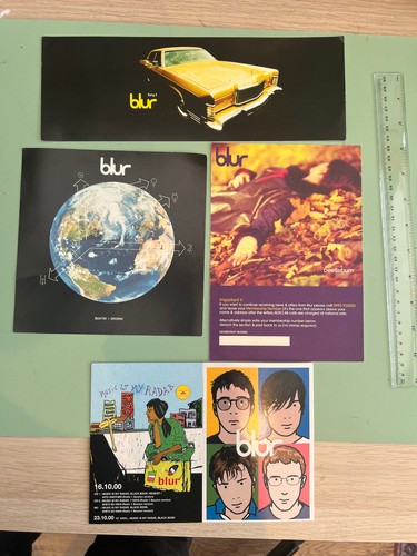 Blur promo postcards original